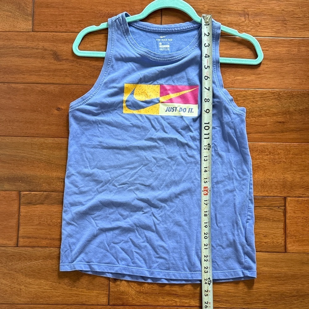 Nike Purple Tank Top with Logo Patch Size Small - Picture 6 of 6